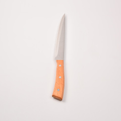 SS 8in carving knife with wooden Handle