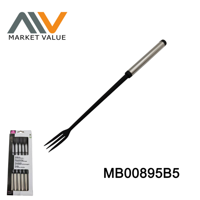 6Pcs Nylon Fondue Fork with SS Handle