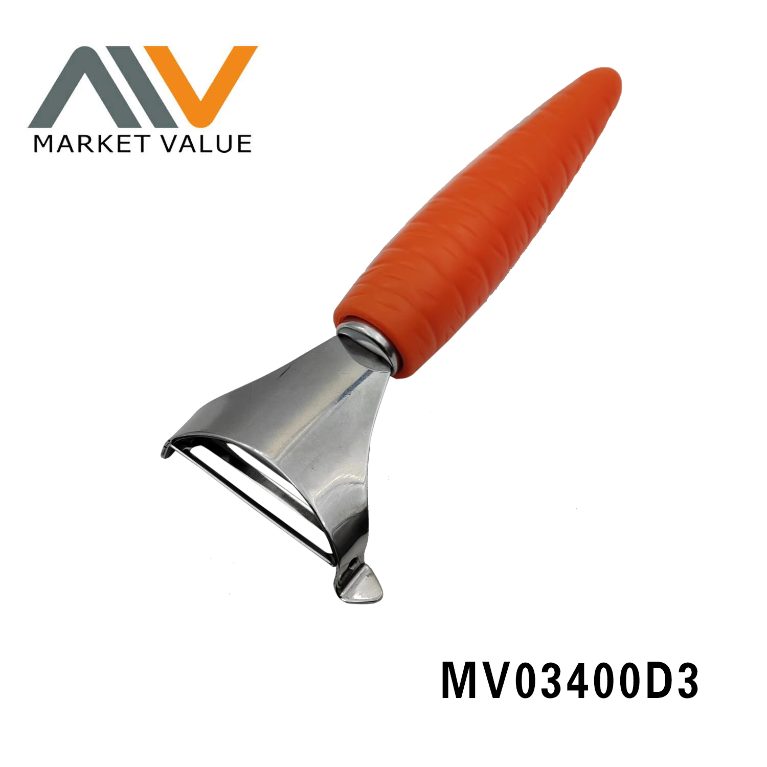 SS Peeler with PP Carrot Handle TC