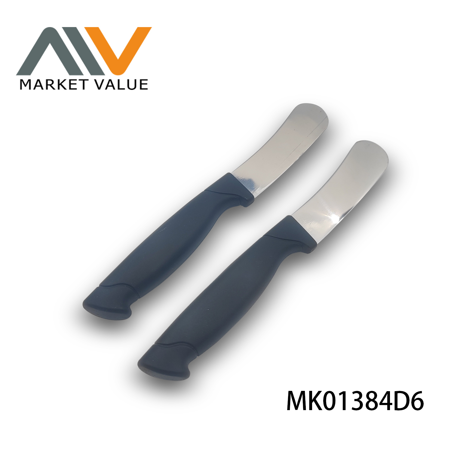 Set Of 2PC Butter Knife With PP Handle