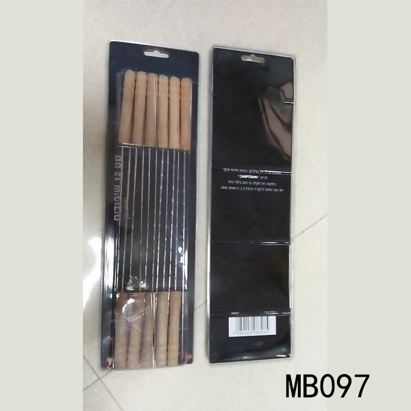 Skewers 12PCS BBQ with WOODEN Handle
