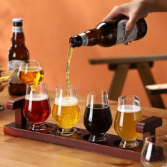 Wine Tasting Flight Board Carrier with Handles