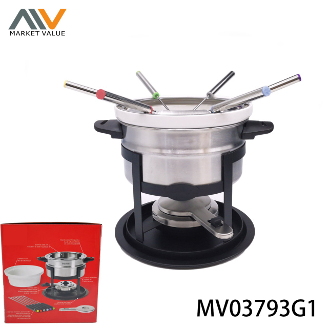12 Piece 3 IN 1 Fondue Set