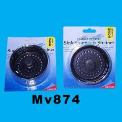 CHROME SINK STRAINER