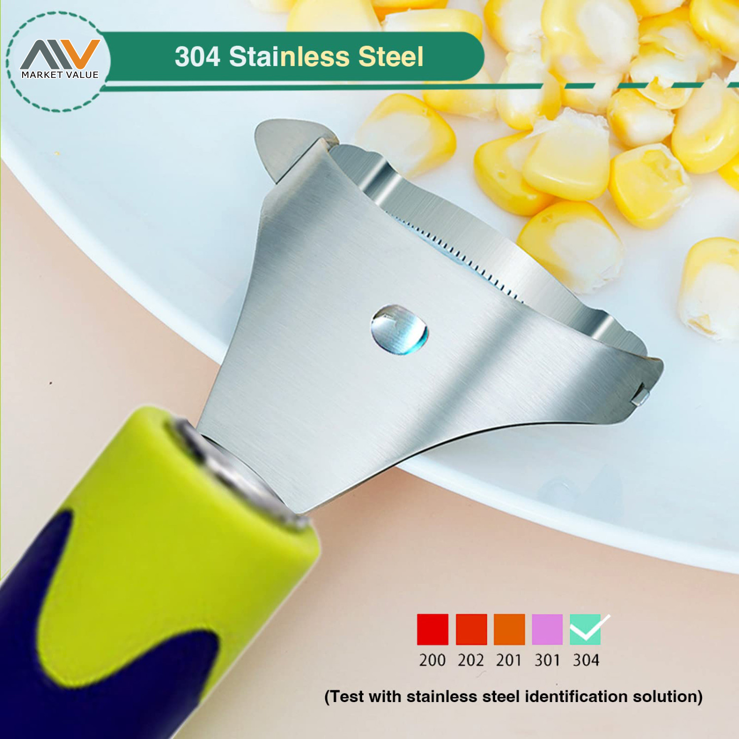 SS Peeler with PP Eggplant Handle TC
