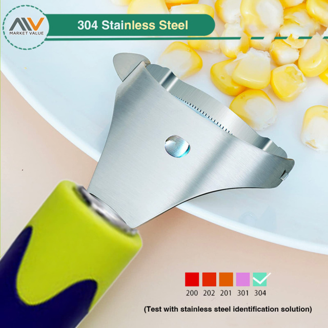 SS Peeler with PP Eggplant Handle TC