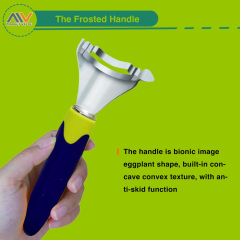 SS Peeler with PP Eggplant Handle TC