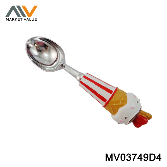 ICE CREAM SHAPE RESIN Handle ICE-CREAM SPOON IN POLYBAG