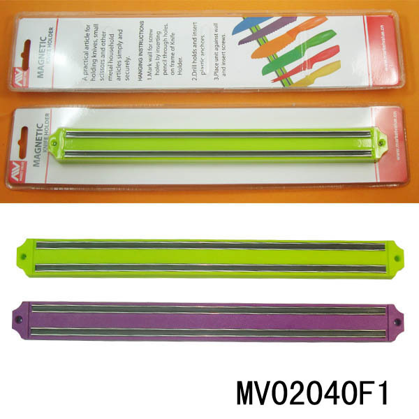 MAGNET KNIFE HOLDER SHRINKAGE with COLOR CARD style 3