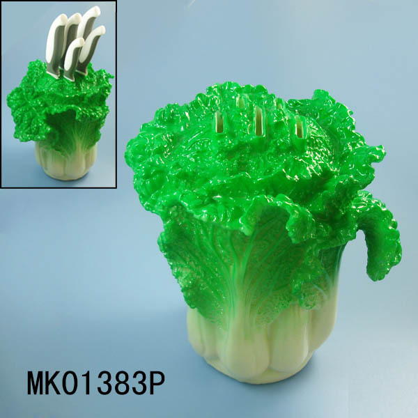 CHINESE CABBAGE SHAPE RESIN KNIFE HOLDER CB