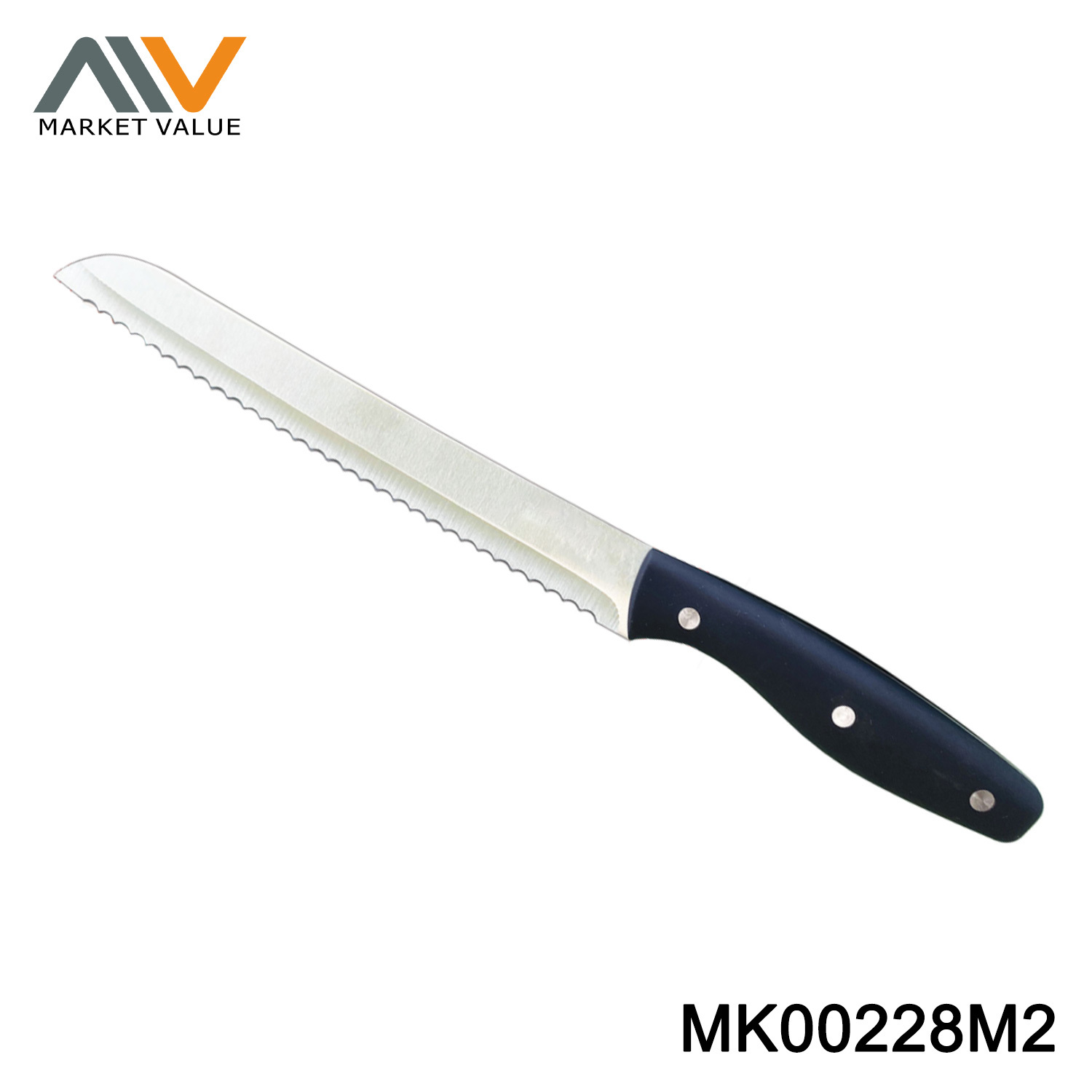 8" Bread Knife with ABS Handle PVC TUBE with CARD