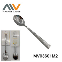 4PCS SS Tableware Set With Stone Pattern Handle