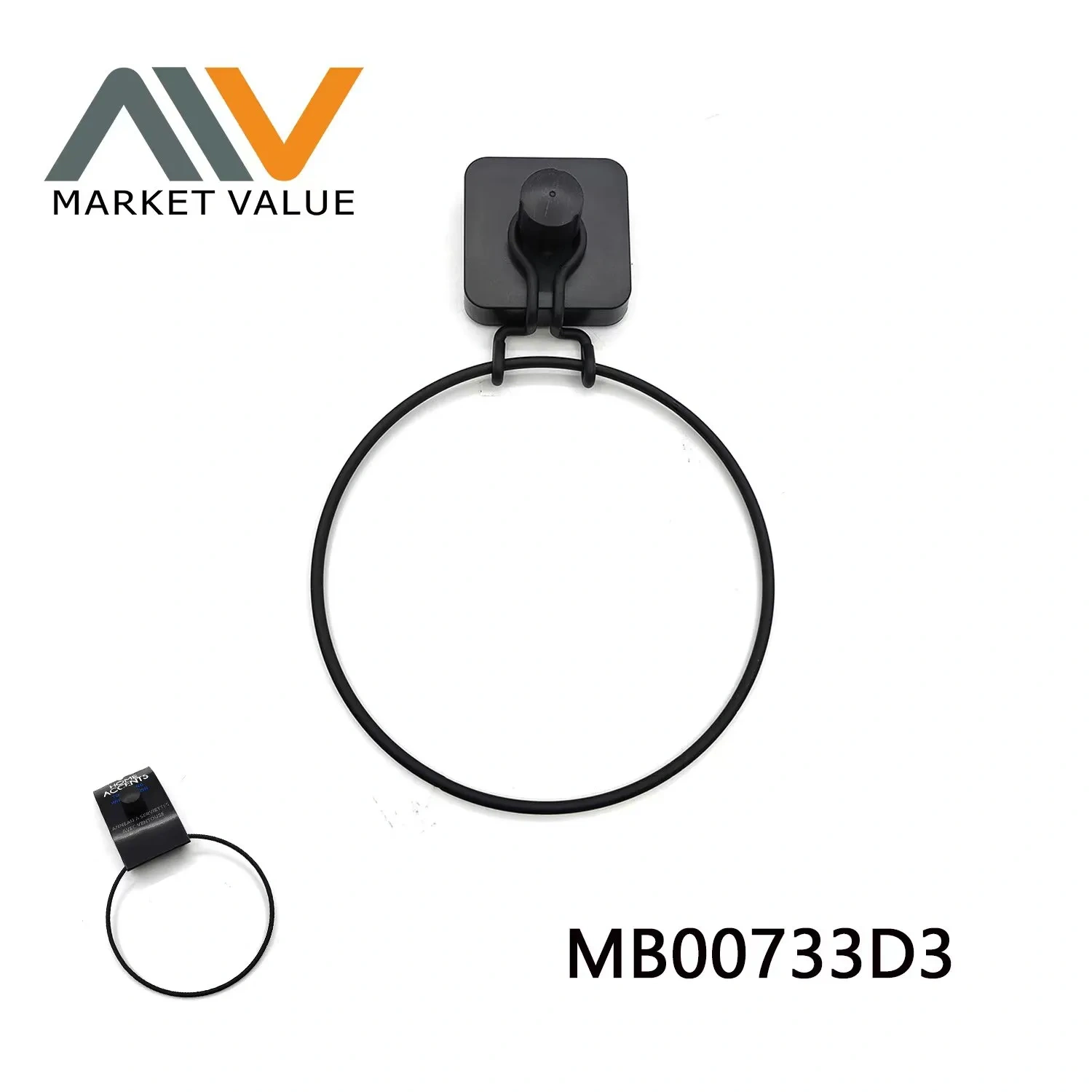 CHROME PLATE TOWEL RING TC style 2