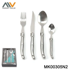 24PCS 4x6PCS SS FORK SPOON and KNIFE