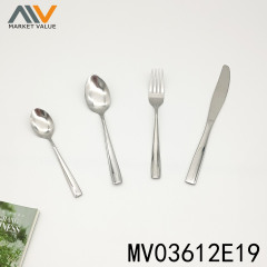 4PCS SS CUTLERY SET KNIFE SPOON FORK TEASPOON