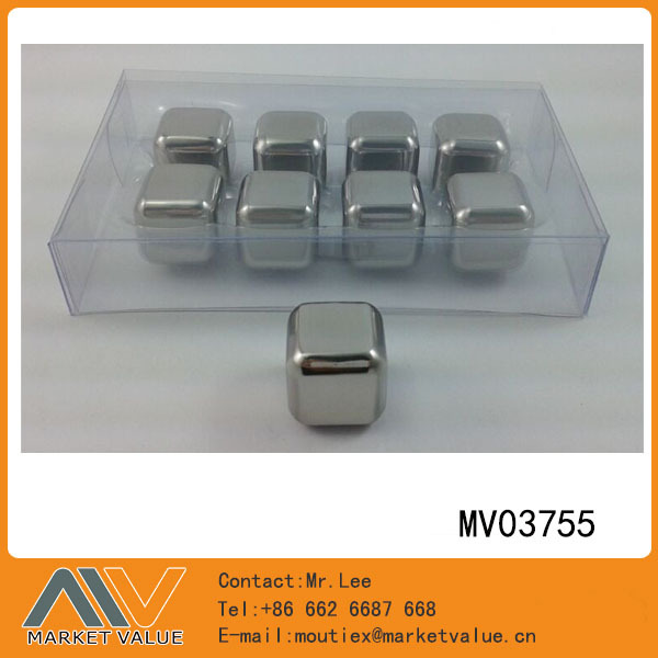 8PCS SQUARE ICE CUBE in PVC BOX 304