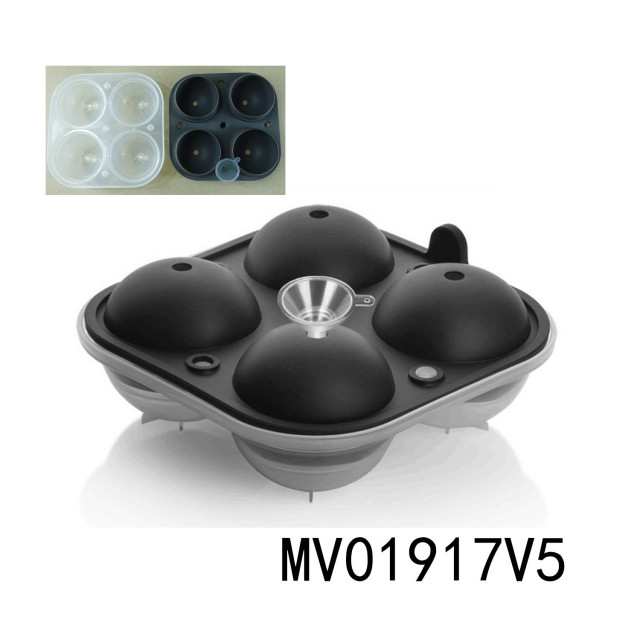 SILICONE with PE TRAY ICE GRID with FUNNEL TC