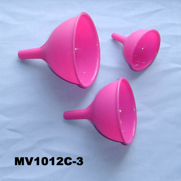 3PCS SILICONE FUNNEL IN BAG