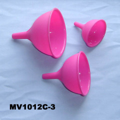 3PCS SILICONE FUNNEL IN BAG