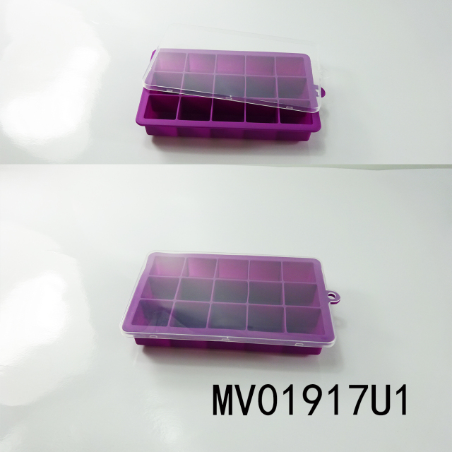 15 CASE PLASTIC COVER SILICONE ICE CUBE