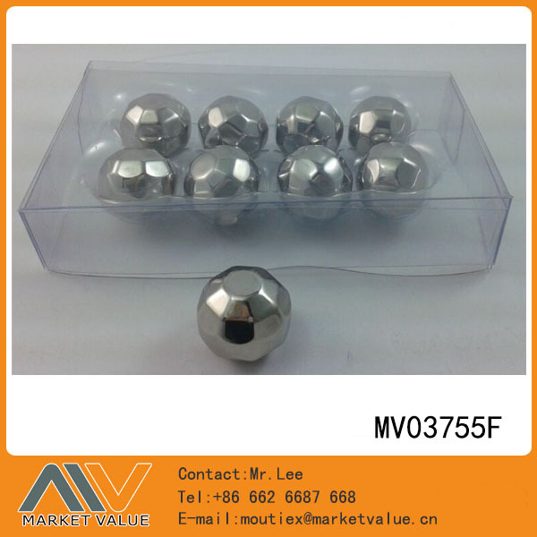 8PCS DIAMOND ICE CUBE 304 IN PVC TRAY