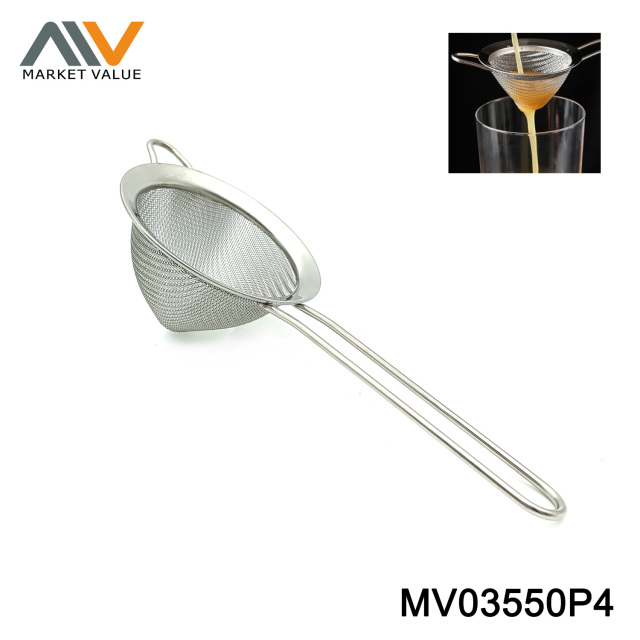 8.5/10/12cm Funnel Shape Fine Mesh Strainer