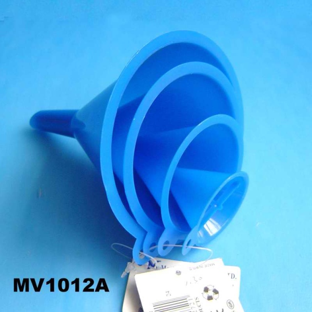FUNNEL SET PLASTIC 4PC WHITE TAG CARD