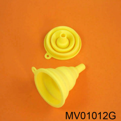 COLLAPSIBLE SILICONE FUNNEL with POLYBAG