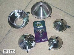 5PCS SS FUNNEL ON CARD