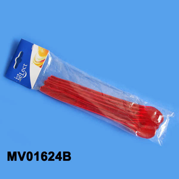 6PCS PLASTIC ICE CREAM SPOON PBH