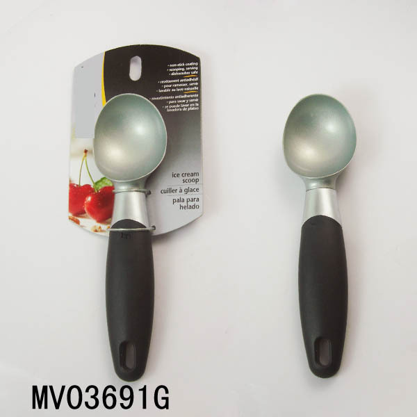 PLASTIC Handle NON STICK COATING ICE-CREAM SPOON TC