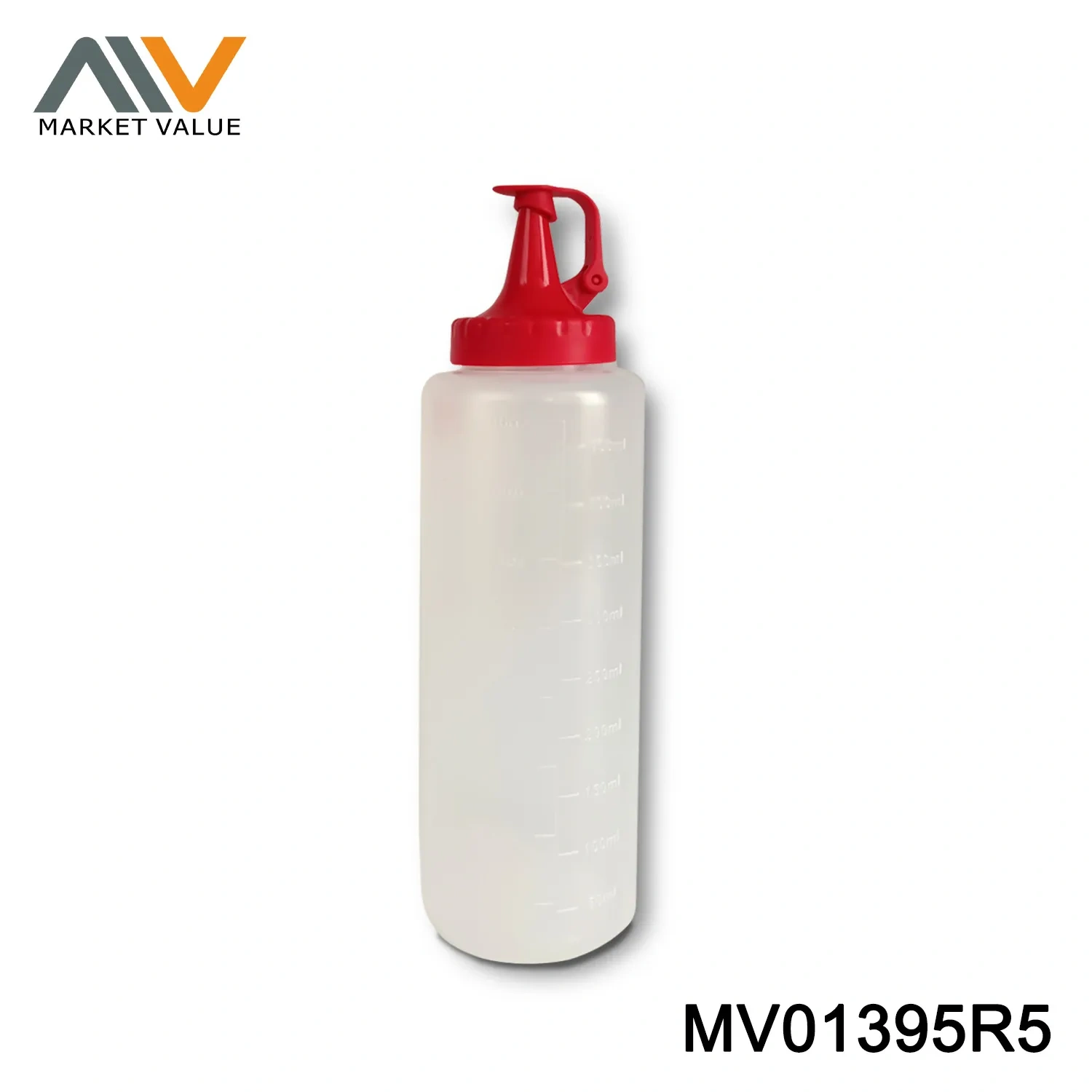 12/16 oz. Silicone oil bottle with scale brush