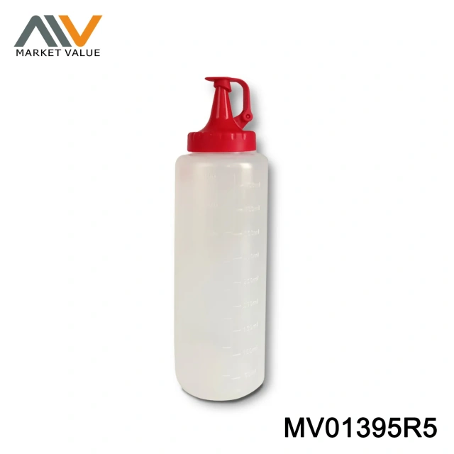 12/16 oz. Silicone oil bottle with scale brush
