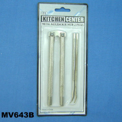 METAL NUTCRACKER with 2 PICKS 7.5inHx 3.5inWx 5in D