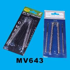 3PCS NUT CRACKER SET ZINC ALLOY