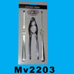 2PCS CRAB PUSHER and 1PCS NUT CRACKER