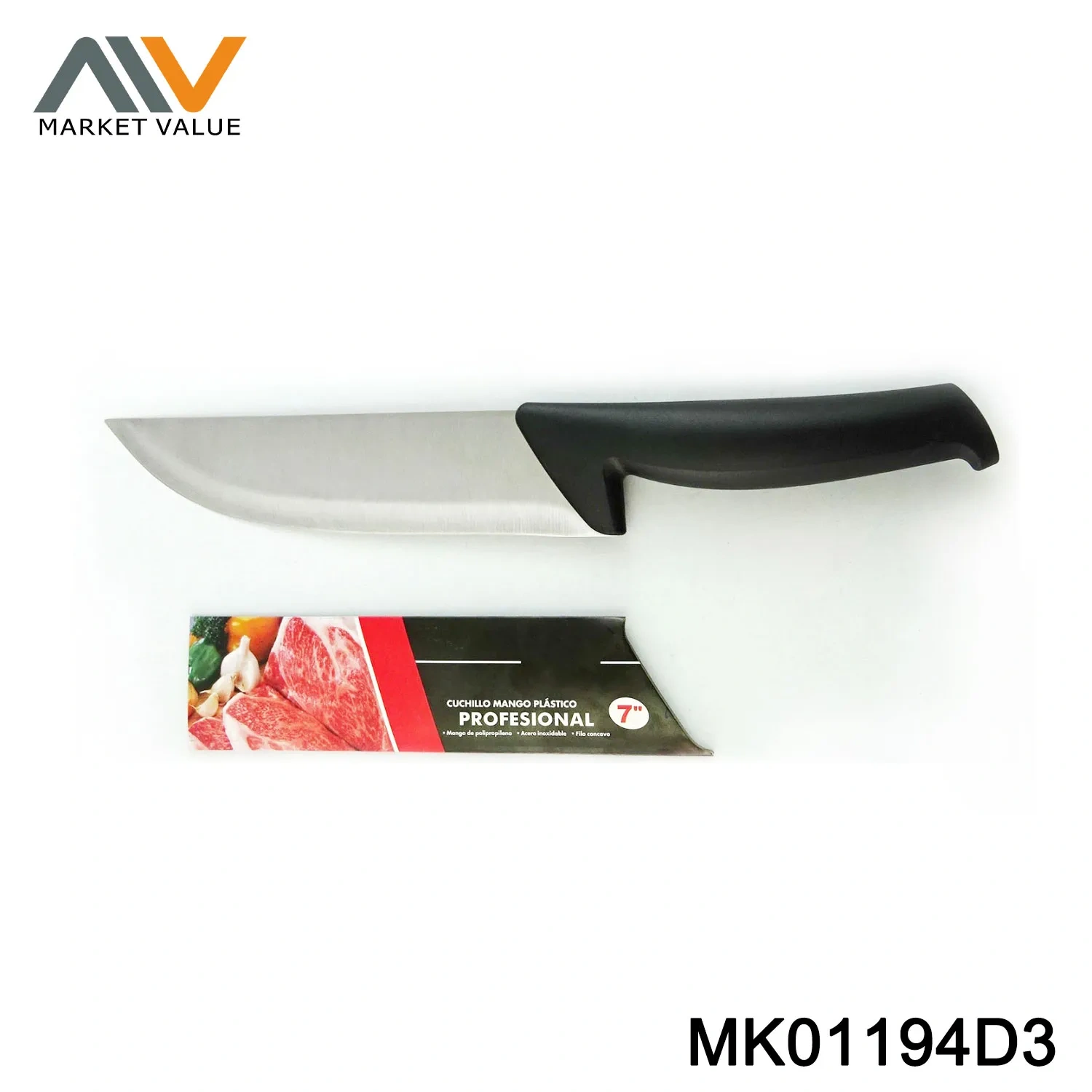 6in PLASTIC Handle SS CHFE KNIFE