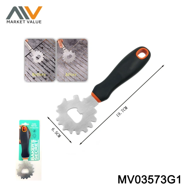 SS Grill Cleaner with Handle TC