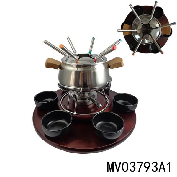 22PCS CHEESE FONDUE SET