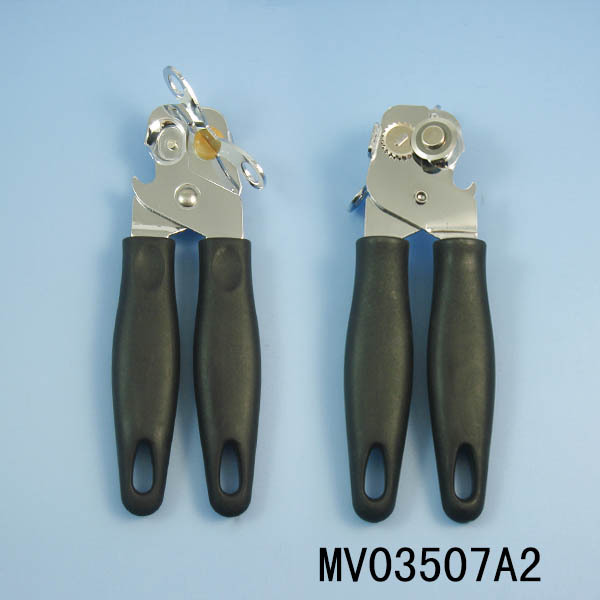 CHROME CAN OPENER with PLASTIC Handle TC style 4