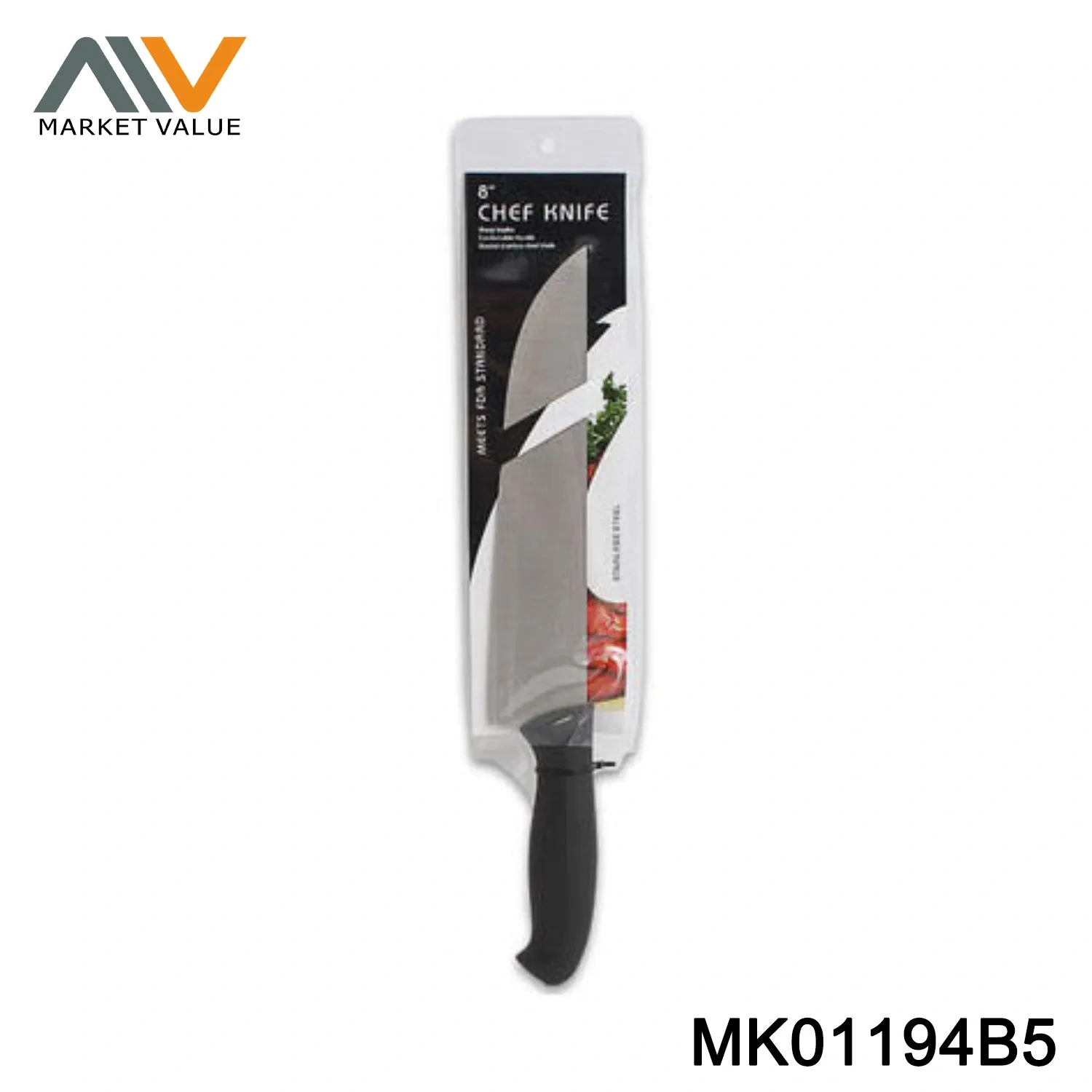 8" PLASTIC Handle Chef KNIFE
