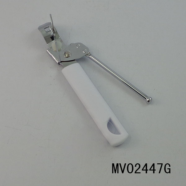 SS CAN OPENER with WHITE PP Handle