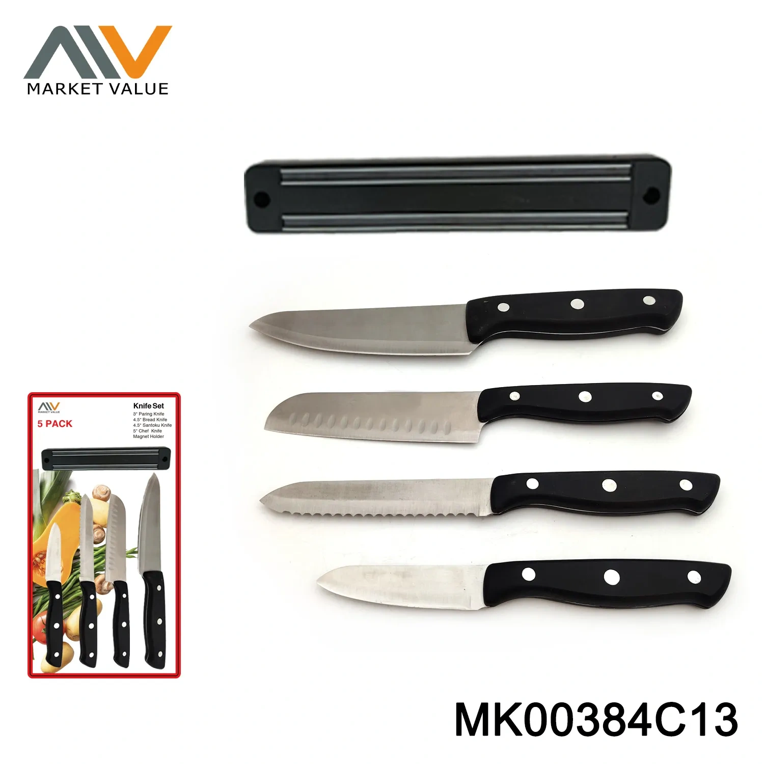 Set Of 5PCS Knife Set Full Tang