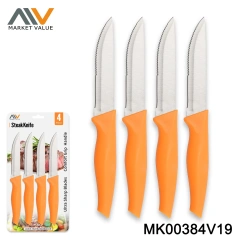 Set Of 4Pc Jumbo Steak Knife With PP Handle