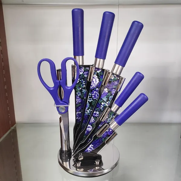8PC kitchen knife set style 9