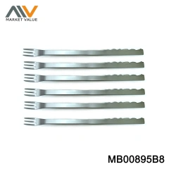 6PCS S.S. FONDUE FORK
