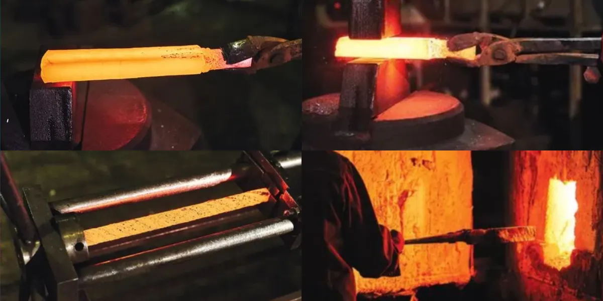 unique smelting techniques of the Damascus knife