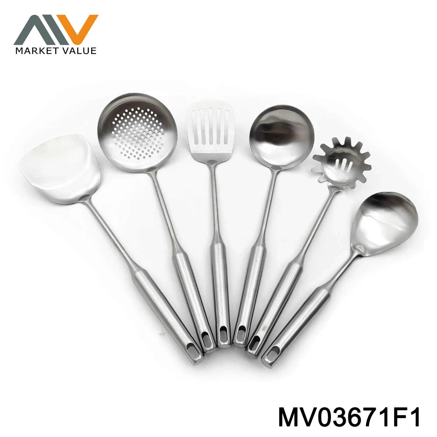 3PCS RAINBOW TITANIUM COATED SS KITCHEN TOOLS