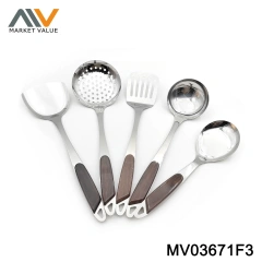 3PCS RAINBOW TITANIUM COATED SS KITCHEN TOOLS