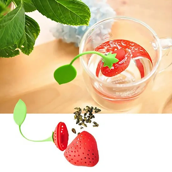Silicone Strawberry Tea Ball